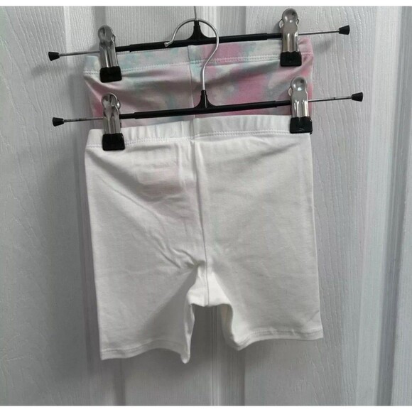 NWT Cat & Jack Toddlers Size 2T Bike Shorts Tie Dye Pull-On Pink - Picture 4 of 10